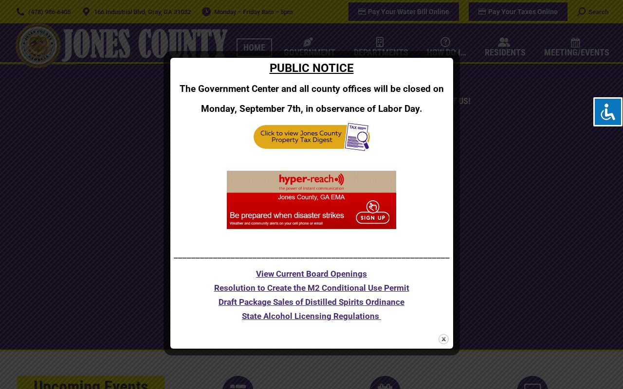 Jones County criminal records courthouse and government source