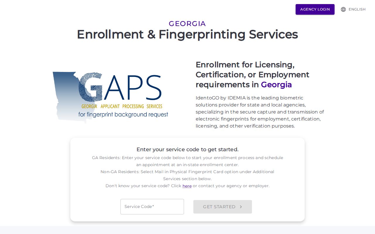 Jones County criminal history GAPS registration portal