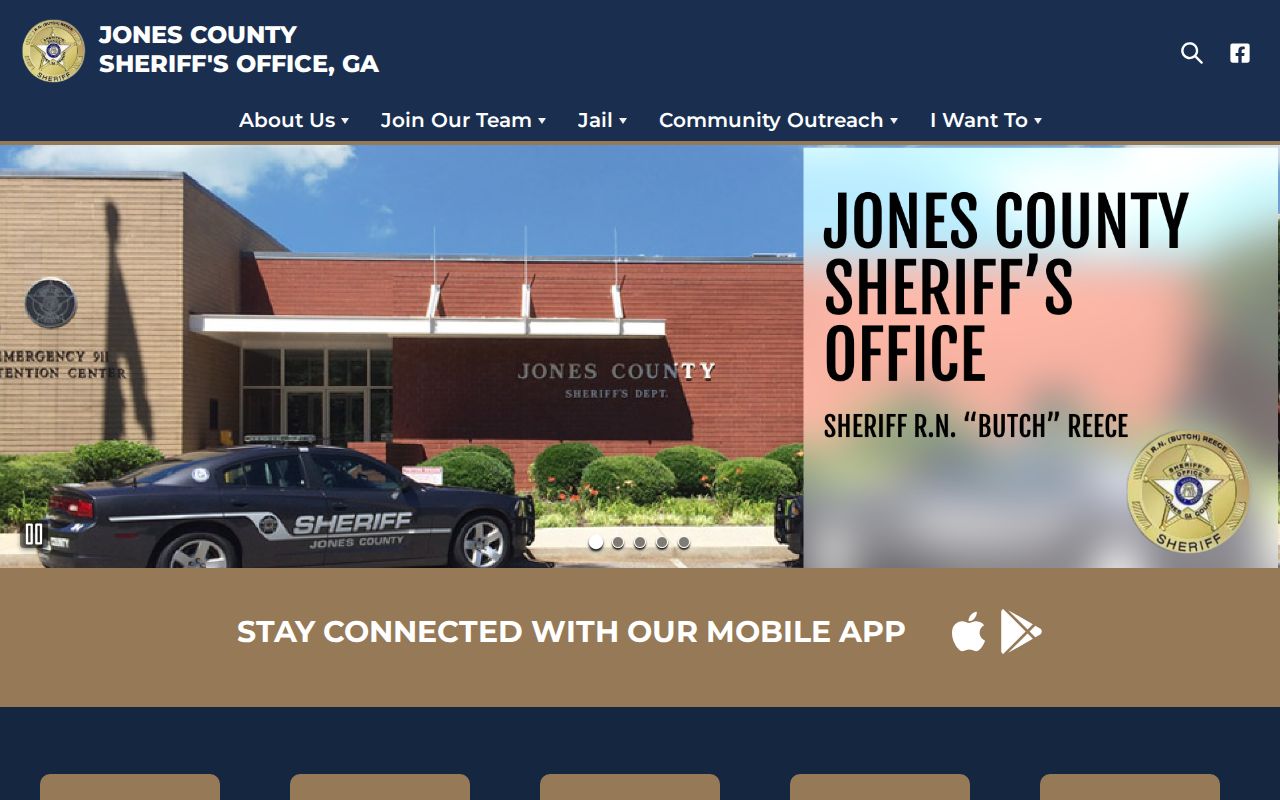 Jones County criminal history sheriff records service